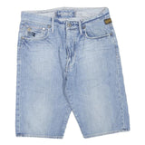 G-STAR Womens Denim Blue Shorts M W32 Casual Cotton Blend 3301