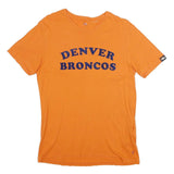 LEVI'S Mens Orange Denver Broncos Graphic T-Shirt M Short Sleeve Crew Neck