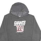 NFL Mens Grey Giants Football Hoodie XL Cotton Blend Pullover Sweatshirt