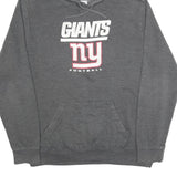 NFL Mens Grey Giants Football Hoodie XL Cotton Blend Pullover Sweatshirt