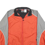 THE NORTH FACE Womens Orange & Grey Lightweight Jacket S Polyester Blend Zip