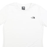 THE NORTH FACE Womens White Classic T-Shirt M Short Sleeve Crew Neck Logo