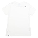 THE NORTH FACE Womens White Classic T-Shirt M Short Sleeve Crew Neck Logo