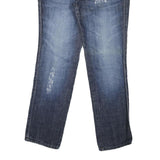 DIESEL Womens Jeans Blue Regular Straight Denim Medium W28 L25 Stylish Zip