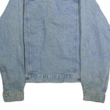 WRANGLER Mens Blue Denim Jacket M Cotton Classic Button Closure Casual Retro