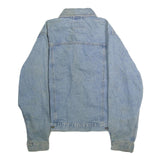 WRANGLER Mens Blue Denim Jacket M Cotton Classic Button Closure Casual Retro