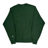 Tulane Champion College Sweatshirt - Small Green Cotton Blend