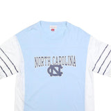 MITCHELL & NESS Mens Blue & White North Carolina Graphic T-Shirt XL Short Sleeve