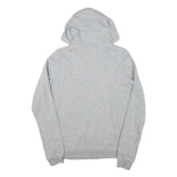 NIKE Womens Grey The Academy Volleyball Hoodie L Cotton Blend Pullover