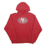 NFL Mens Red San Francisco 49ers Pullover Hoodie XL Cotton Blend