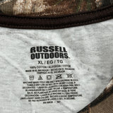 Russell Outdoors T-Shirt - XL Camo Cotton