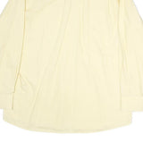 TOMMY HILFIGER Mens Yellow Shirt L Classic Cotton Long Sleeve Button Down