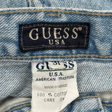 Guess Denim Shorts - 30W US 6 Light Wash Cotton