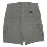 DICKIES Mens Shorts Grey Cargo Size 2XL W34 Cotton Blend Workwear
