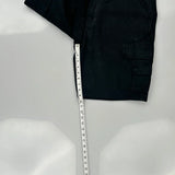 Unbranded Cargo Shorts - 34W 10L Black Cotton
