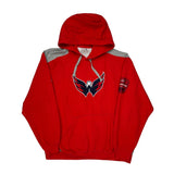 Washington Capitals Majestic Nhl Hoodie - Medium Gray Cotton