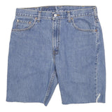 LEVI'S Mens Denim Blue Casual Shorts L W36 Cotton Blend Classic Fit