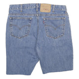 LEVI'S Mens Denim Blue Casual Shorts L W36 Cotton Blend Classic Fit