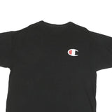 CHAMPION Mens Black Graphic T-Shirt XL Short Sleeve Crew Neck Logo