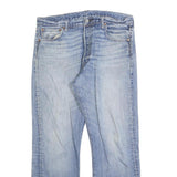 LEVI'S 501 Mens Jeans Blue Regular Straight Denim Medium W36 L28 Classic Fit Zip