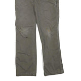 CARHARTT Womens Regular Fit Carpenter Jeans Grey Denim W31 L30 Workwear Utility