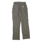 CARHARTT Womens Regular Fit Carpenter Jeans Grey Denim W31 L30 Workwear Utility