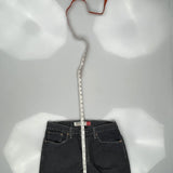 Levis Contrast Stitch Jeans - 32W 30L Gray Denim