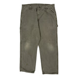 Unbranded Carpenter Trousers - 36W 30L Grey Cotton