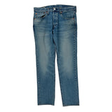 501 Levis Jeans - 32W 32L Blue Cotton Blend