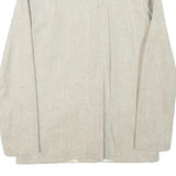 INFO Womens Cream Wool Blend Button Jacket XXS Woven Classic Blazer Elegant