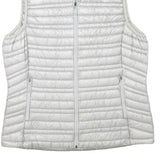 PATAGONIA Womens White Lightweight Quilted Jacket L Polyester Blend Zip