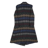 HA JIL Womens Multi Colour Pattern Jacket S Cotton Blend Button Closure Stylish