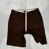Tommy Hilfiger Chino Shorts - 34W 10L Brown Cotton