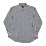 Chaps Ralph Lauren Striped Shirt - XL Blue Cotton
