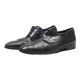 LLOYD Derby Shoes Black Leather Mens UK 7