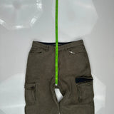 Rei Cargo Trousers - 32W 30L Brown Cotton