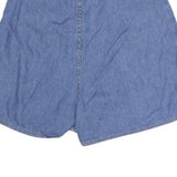 BOLERO Womens Blue Cotton Blend Mini Skort Denim Style Size S Casual Summer