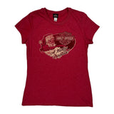 Harley Davidson Christmas T-Shirt - Small Red Cotton Blend