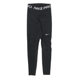 NIKE Womens Joggers Black XS W22 L25 Slim Tapered Gym Sportswear Fitness