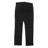 LEVI'S Mens Black Slim Skinny Denim Medium W30 L28 Zip Jeans Casual