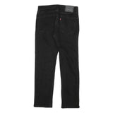 LEVI'S Mens Black Slim Skinny Denim Medium W30 L28 Zip Jeans Casual