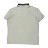Armani Exchange Polo Shirt - Large White Cotton