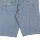 WRANGLER Mens Denim Blue Cotton Blend Casual Shorts L W36 Classic Fit