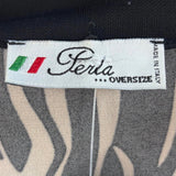 Perla Animal print Shirt - Large Cream Polyester Blend