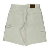 Route 66 Cargo Shorts - 34" Waist White Cotton