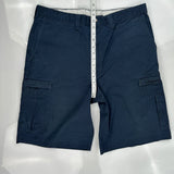 Dickies Cargo Shorts - 37W 11L Navy Cotton
