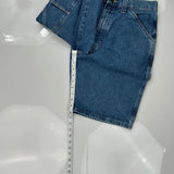 Wrangler Denim Shorts - 29W 11L Blue Cotton