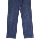 WRANGLER Mens Slim Blue Denim Jeans W32 L32 Classic Zip Closure Casual Wear