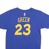 ADIDAS Mens Blue Golden State Warriors Graphic T-Shirt L Short Sleeve Crew Neck