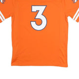NFL Mens Orange Wilson Number 3 Graphic T-Shirt S Short Sleeve V-Neck